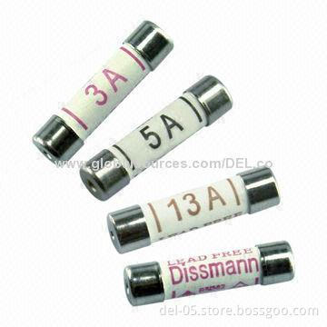 Ceramic Tube Fuses with 3/5/10/13A Current, BS1362 Standard and ASTA Approval